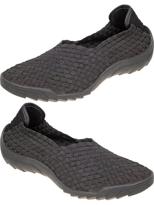 Damen Slip-Ons Schwarze