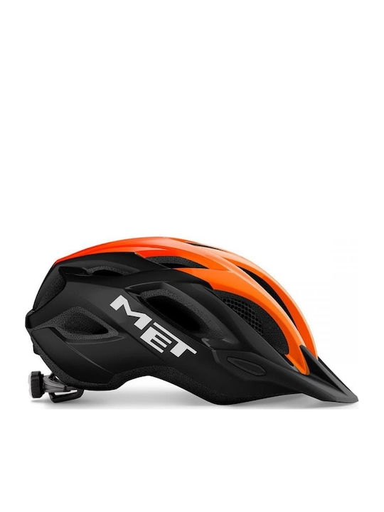 MET Crossover Bicycle Helmet Road / Mountain Black/Orange