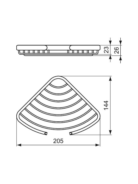 Ideal Standard Σπογγοθήκη Ασημί