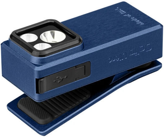 Olight Wiederaufladbar Taschenlampe LED UV IPX6 mit maximaler Helligkeit 530lm Marineblau