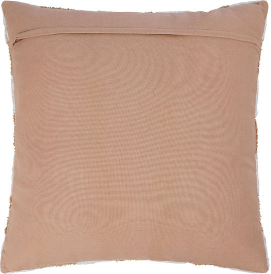 Butlers Zierkissen Checker Style Braun 50x50cm