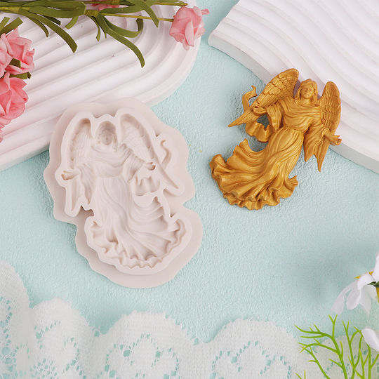Silicone Mold Angel 11.8x9x1.4cm