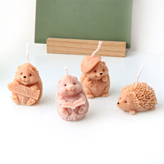 Formen aus Silikon Igel Welcome