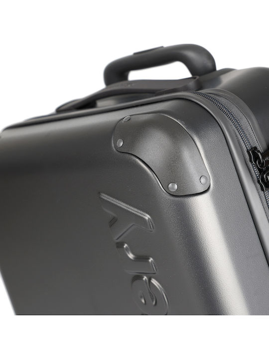 Discovery Medium Travel Suitcase Hard Charcoal with 4 Wheels