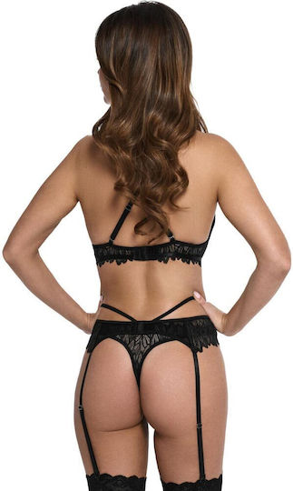 Σετ Εσωρούχων Kotek 3-pcs Set Μαύρο Thp102