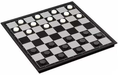 Spielsteine für Backgammon Weiß / Schwarz 7.62cm