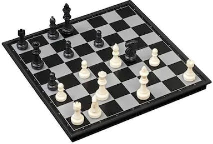Spielsteine für Backgammon Weiß / Schwarz 7.62cm