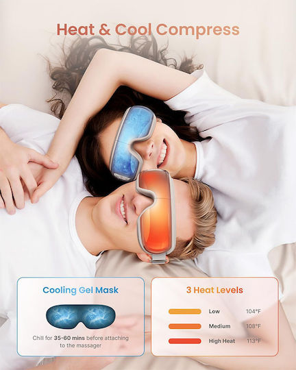 Renpho Massage Device for the Eyes with Vibration and Heating Function Pink