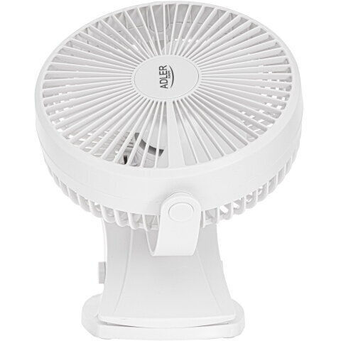 Rechargeable Clip-on Desk Fan 15.5 Cm 360° Rotation Quiet Usb-c