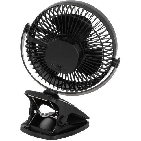 Wiederaufladbarer Clip-On Schreibtischventilator 15,5 cm 360° Rotation Leise USB-C