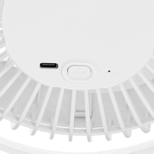 Rechargeable Clip-on Desk Fan 15.5 Cm 360° Rotation Quiet Usb-c