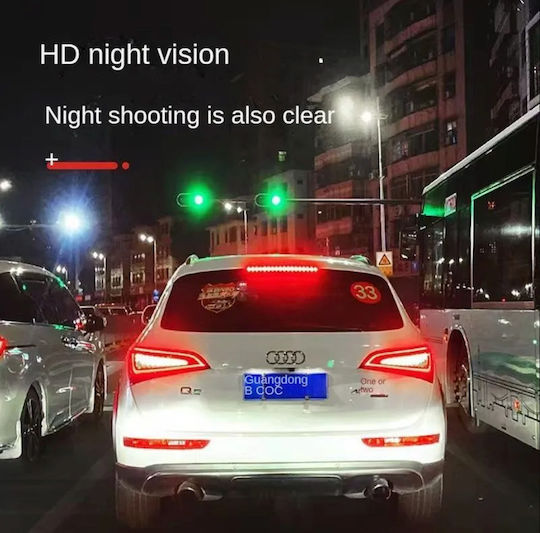 Silver Star Σετ Κάμερα DVR Αυτοκινήτου 1080P με Οθόνη 4" Wi-Fi & Κάμερα Οπισθοπορείας