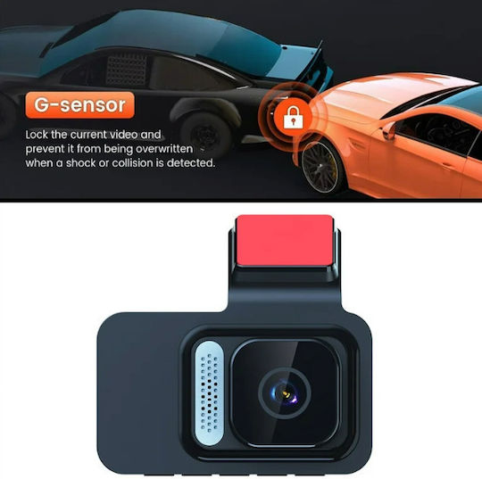 Silver Star Σετ Κάμερα DVR Αυτοκινήτου 1080P με Οθόνη 4" Wi-Fi & Κάμερα Οπισθοπορείας