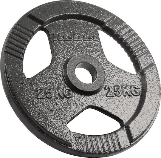 Rebel Set of Plates Olympic Type Metal 1 x 25kg Φ50mm with Handles