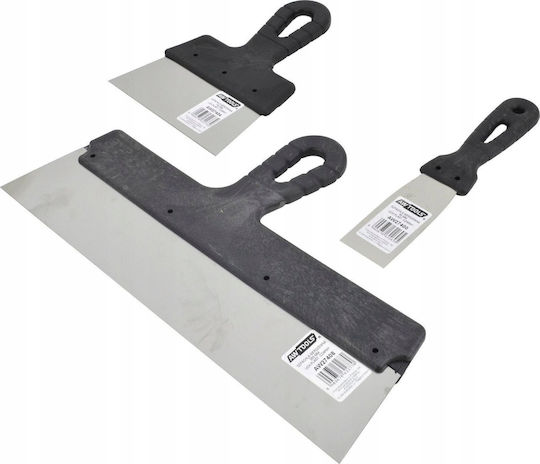 AWTools Spatel Kunststoff 100mm mit Kunststoffgriff