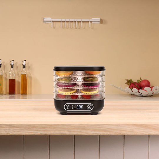 Lech Food Dehydrator With 5 Shelves And Adjustable Temperature 35-70°C