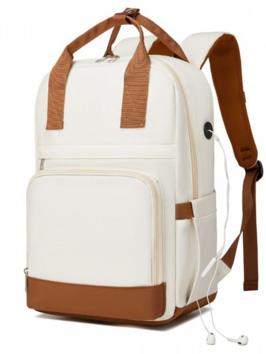 Miss Lulu Backpack Μπεζ