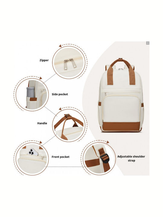 Miss Lulu Backpack Μπεζ