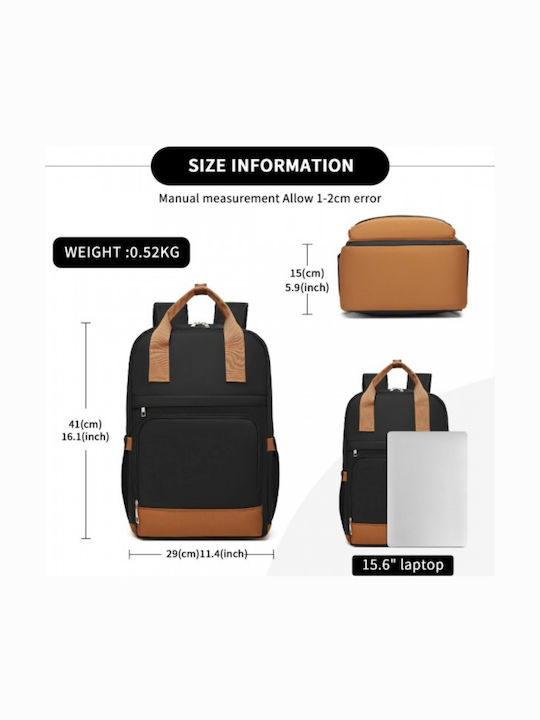 Miss Lulu Backpack Μαύρο