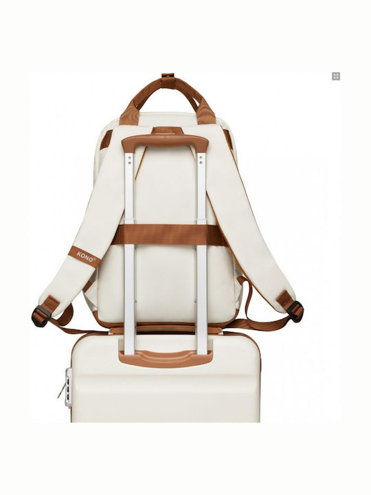 Miss Lulu Backpack Μπεζ