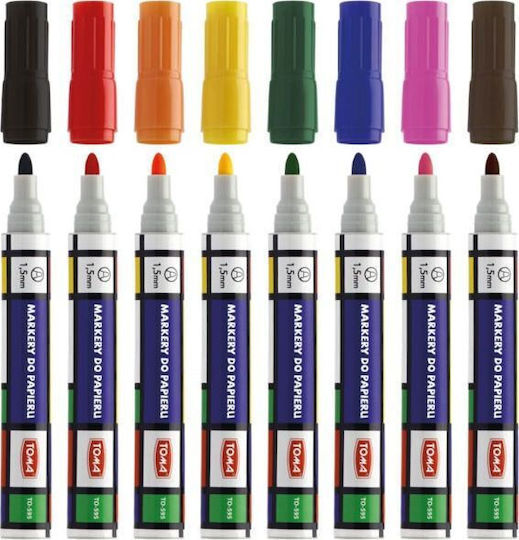 Toma Toma Paper Markers Tip 2 5mm 8 Colours Toma Targi