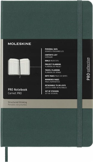 Moleskine Cover Σημειωματάριο A5 240 Φύλλων Γκρι