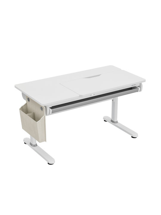 Genius Παιδικό Γραφείο από Μελαμίνη Γκρι 120x60x54-76cm