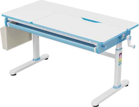 Genius Birou Pentru Copii Din Melamină Gri 120x60x54-76cm