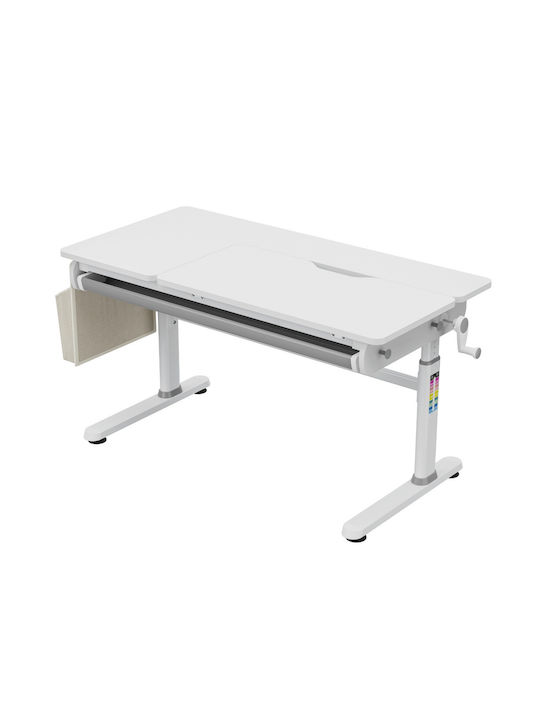 Genius Παιδικό Γραφείο από Μελαμίνη Γαλάζιο 120x60x54-76cm