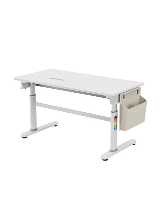 Genius Παιδικό Γραφείο από Μελαμίνη Γαλάζιο 120x60x54-76cm