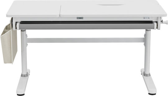 Genius Kinder Schreibtisch aus Melamin Hellblau 120x60x54-76cm