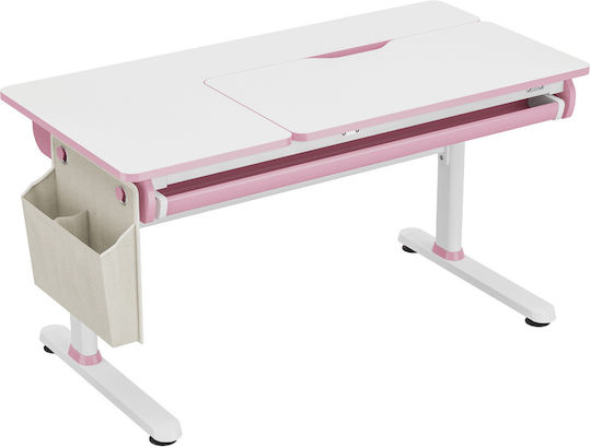 Genius Kinder Schreibtisch aus Melamin Hellblau 120x60x54-76cm