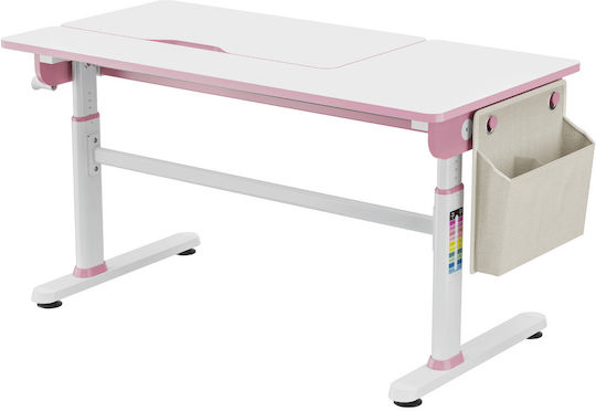 Genius Kinder Schreibtisch aus Melamin Hellblau 120x60x54-76cm