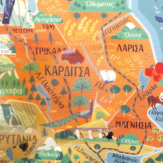 Svoora Χάρτης Μαγνητικό Παζλ "ταξιδεύοντας Στην Ελλάδα"