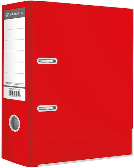 interDRUK Binders 4/30 for Paper A4 Red 1pcs