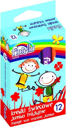 Dreieckige Stifte Jumbo 12 Farben Fiorello