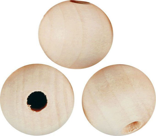 Titanum Wooden Decorative Element for DIY Crafts Beige 12pcs 1.9x1.9cm