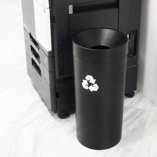 Viomes Recycling Plastic Waste Bin 36lt Black