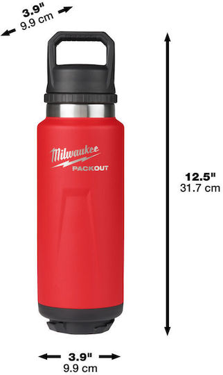 Packout Μπουκαλι Θερμος 1065ml Καπακι-κοκκινο 4932493467