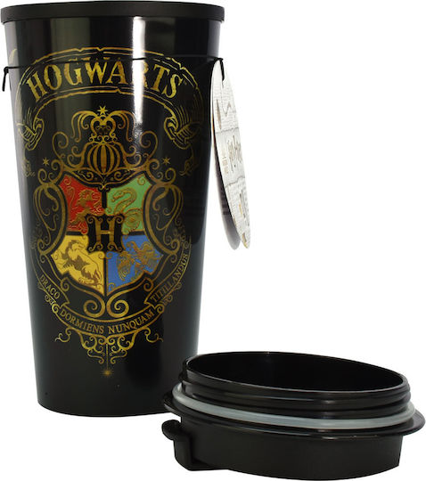 Bluesky Harry Potter Wappen Ποτήρι Θερμός Ανοξείδωτο 450ml Μαύρο