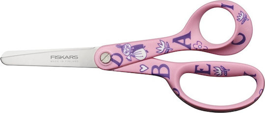 Fiskars Παιδικό Ψαλίδι Χειροτεχνίας 13εκ. με Μεταλλική Λεπίδα Ροζ 1τμχ