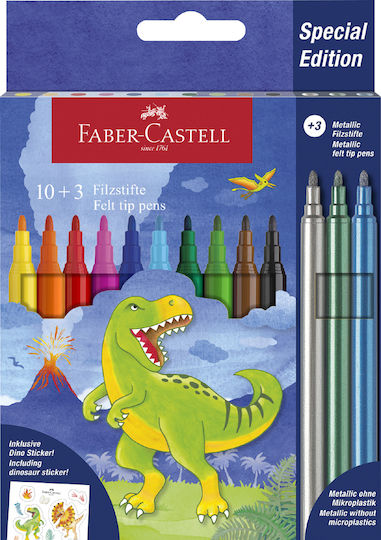 Faber-Castell Динозавър Магически Маркери за рисуване Комплект 12бр