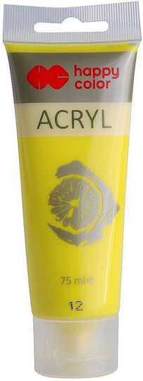 Happy Color Ακρυλικό Χρώμα Ζωγραφικής Lemon Acrylic Paint 75ml