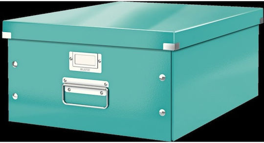 Leitz Хартия Кутия за файлове с капак Store 20x20x36.9см. Лилав 1бр