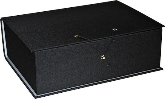 Next Hard File Box Fabrics Black H33x24x11cm
