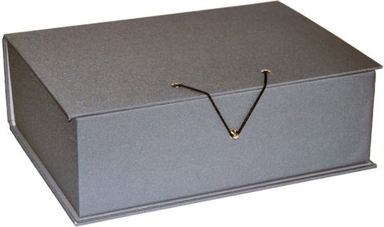 Next Hard File Box Fabrics Gray H33x24x11cm