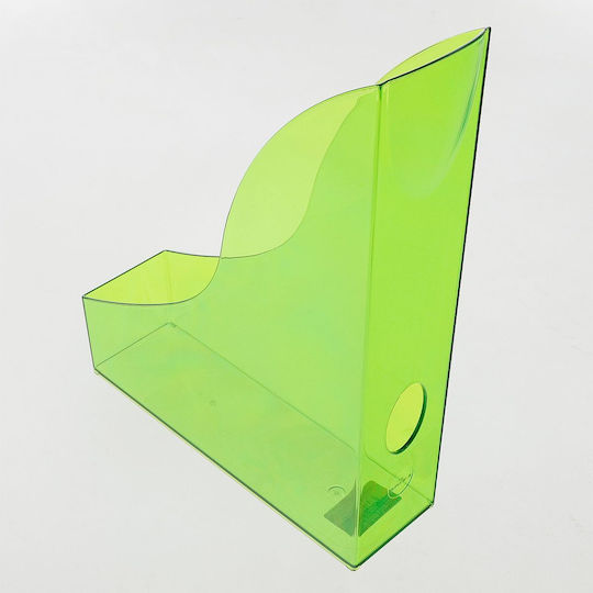Durable Suport pentru Reviste de Arhivă Plastic Verde 30.6x24.1x7.3cm.