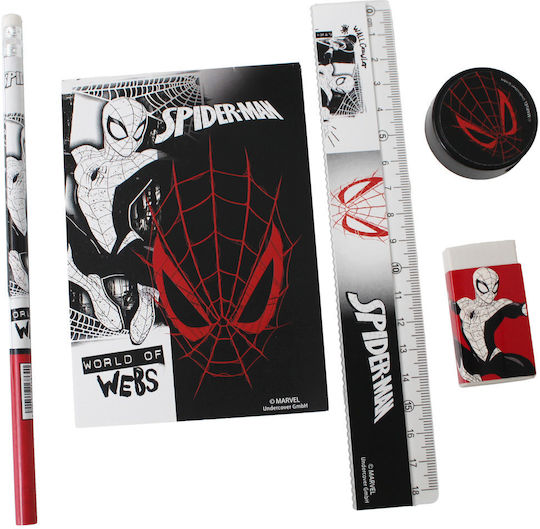Schul- und Notizbuch-Set Spiderman World Webs #337-08755