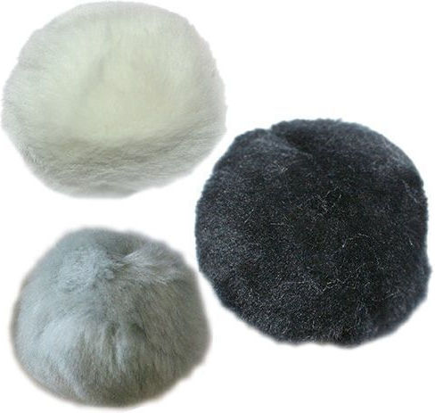 Titanum Pom Pom Handwerk Schwarz mit Durchmesser 25mm Set 30Stück