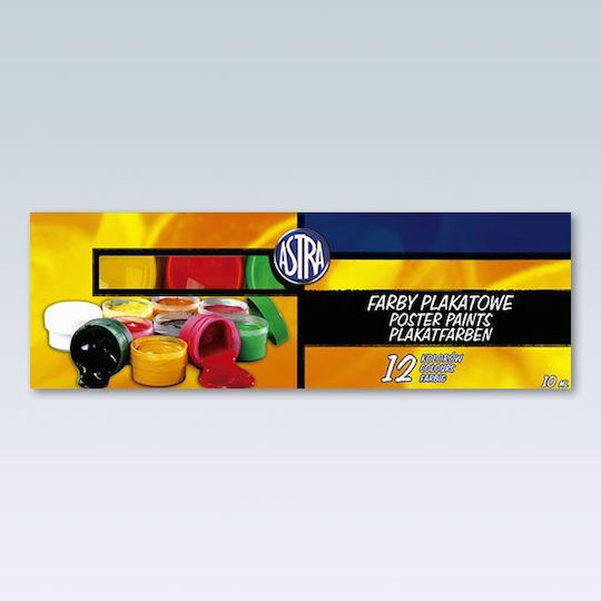 Astra Set Acuarele Multicolore 10ml 12buc